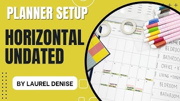 SETTING UP MY NEW @laureldenise  PLANNER!