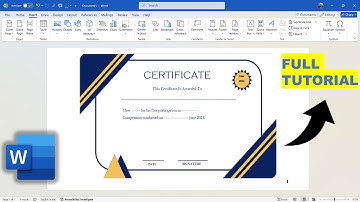 Make a Certificate in MS Word in Just 5 Minutes! (No Design Skills Needed)