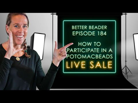 How to participate in a Potomacbeads LIVE Sale - DIY Jewelry Making Tutorial by PotomacBeads