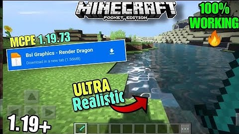Real🔥BSL Shader For Minecraft Pe 1.19.73|| Shaders For Mcpe 1.19|| Realistic Shader For Mcpe 1.19||