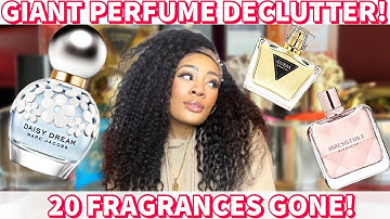 MASSIVE PERFUME DECLUTTER ! 20 FRAGRANCES GONE !