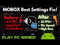 Mobox windows emulator android  best settings fixed