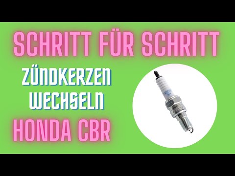 Honda CBR RR Zündkerzen wechseln Schritt für Schritt