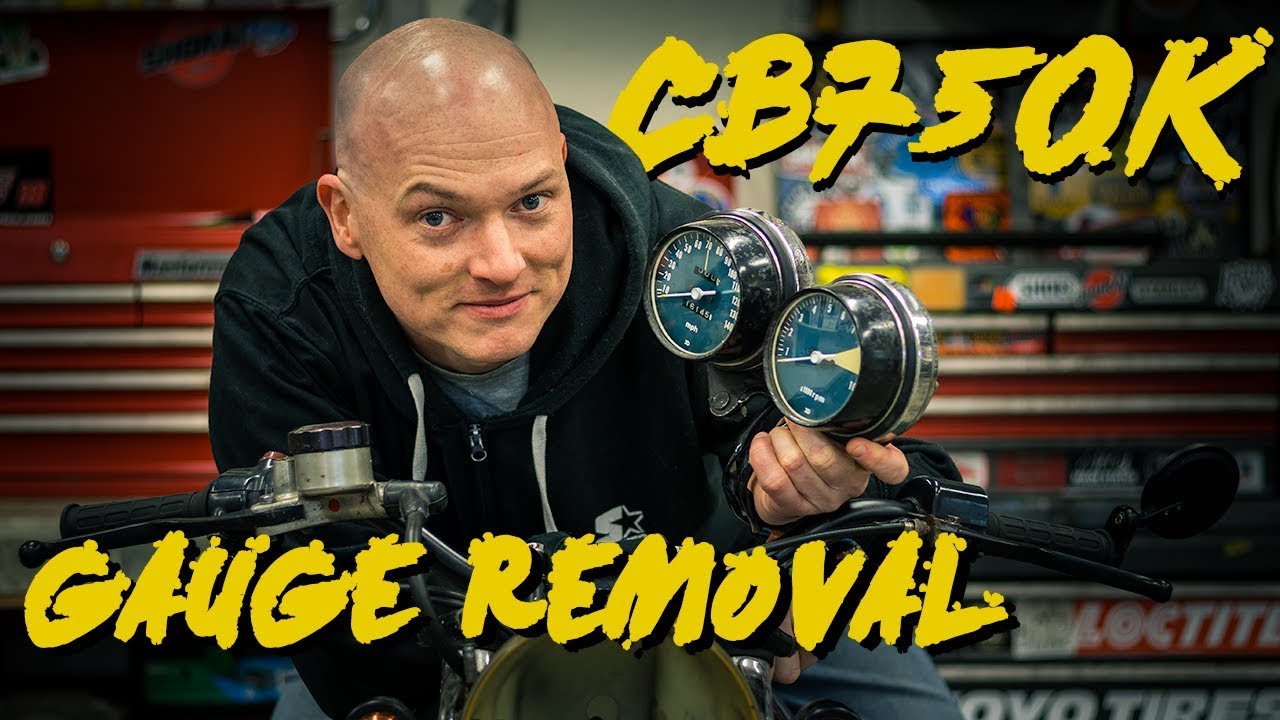 How to remove CB750 gauges (CB750K Project pt. 5) - YouTube