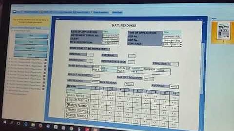 ElcoMaster Custom Report - Rand Sand Blasting - populating a report