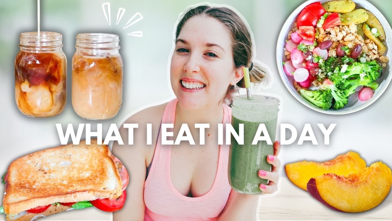 VEGAN What I eat in a day | Meals on a HOT summer day! - YouTube