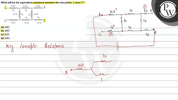 What will be the equivalent resistance between the two points \( A \) and \( D \) ? img src=http...