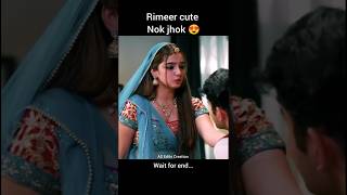 Rimjhim and Sameer cute nok jhok 😍 #rimjhimsameer#couple#nokjhok#love#rimjhimserial#shortsfeed#fyp