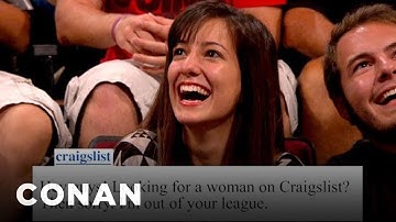 Conan Audience Craigslist Ads For 7/26/12 | CONAN on TBS