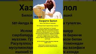 Хазрати Билол — Hazrati Bilol #asmr #trend #rek #shorts #uzb #viral #kino #news #film