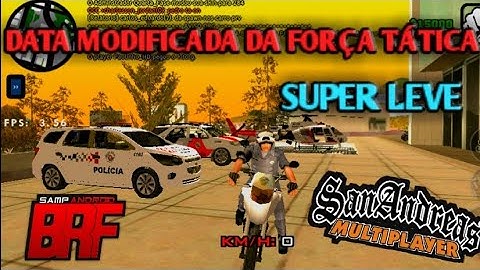 MINHA DATA MODIFICADA DA FORÇA TÁTICA (SUPER LEVE TODAS AS GPUS)