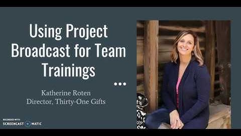 Project Broadcast Team Training with Keywords