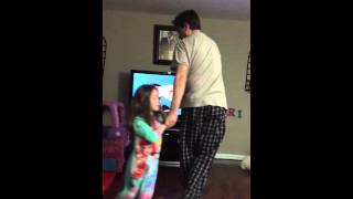 Daddy & Riley dancing