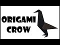How to make origami CROW🐦‍⬛