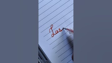 Lasya🧡🧡#cursivewriting #shortvideo #beginners #nameart #regular