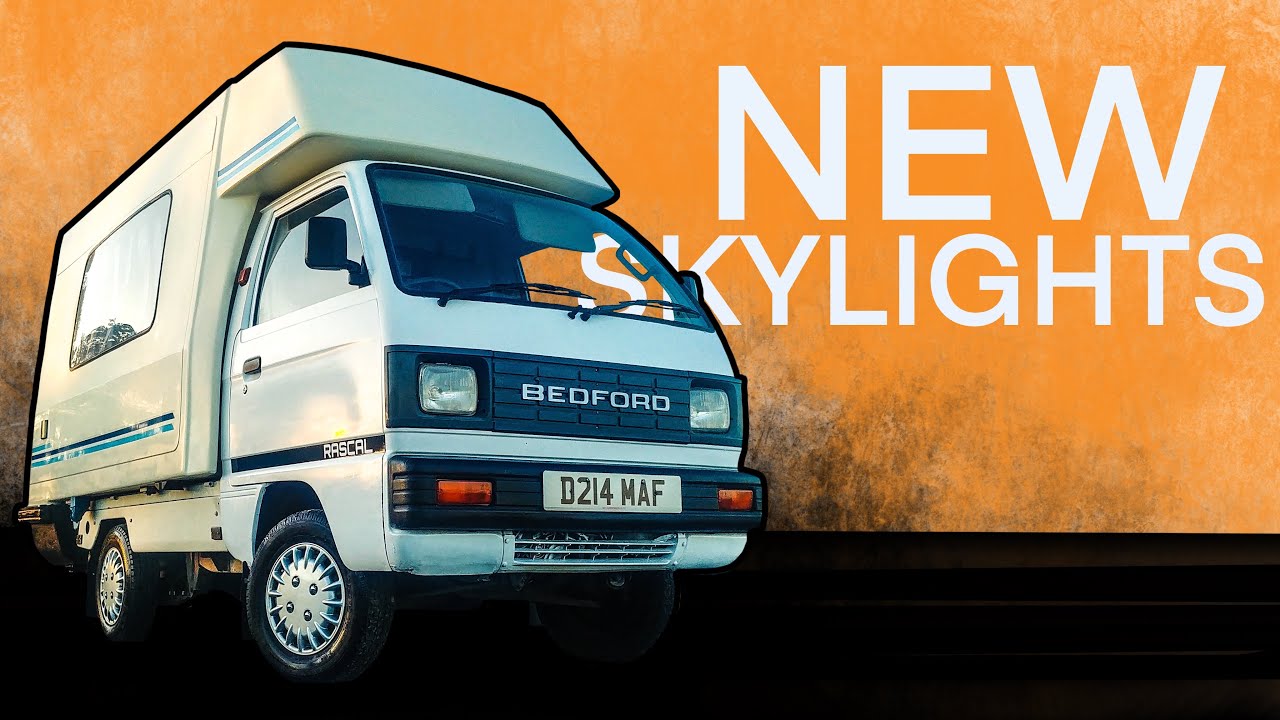 Bedford Rascal: Unboxing my new Skylights (Cost Alot!) - YouTube