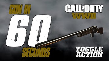 GUN IN 60 SECONDS: TOGGLE ACTION (CODWW2 CUSTOM CLASS GUIDE)