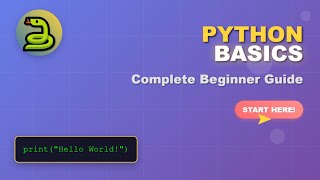 Python Basics Video - Complete Beginner Guide 2025 (Part 4)