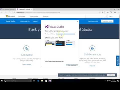 סי לסטודנטים - #0 התקנת Visual Studio
