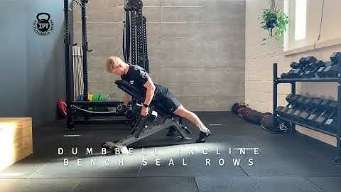 Dumbbell Incline Bench Seal Rows