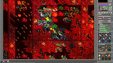 Tibia - Titania Server - Killing lvl 264 RP Red Skull