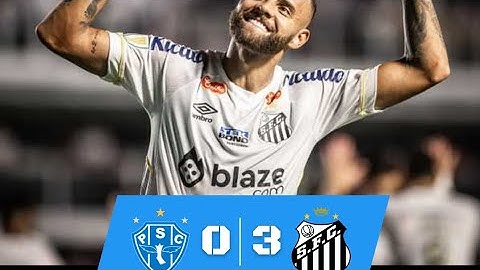 PAYSANDU 0 X 3 SANTOS