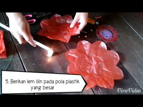  Cara  Membuat  Bunga  dari  Kantong  Plastik  YouTube