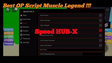 Best OP Script MUSCLE LEGEND 💪 ROBLOX !!! | Auto Farm, KILL, Workout, Teleport, and More !!!