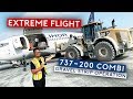 EXTREME FLIGHT - Nolinor B737-200 Combi Gravel Strip Operation