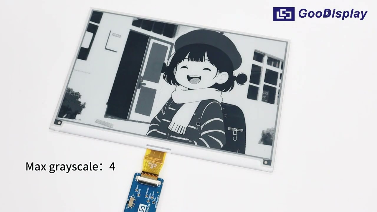 7.5inch E-Ink Screen Module 4-Grayscale 800x480 E Paper Display HAT Fast Refresh 1.5s SPI Interface