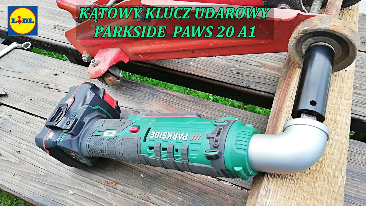 Grzechotka kątowa Parkside PAWS 20 A1 do zadań specjalnych!!! Na akumulator 20V