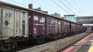 2077レ　EF66  129　次位無動　EF81  135　　西明石駅　2011年5月