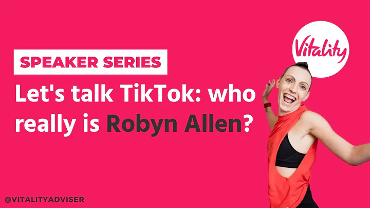 Speaker Series | Lets talk TikTok: who really is Robyn Allen?