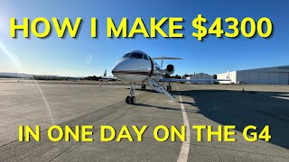 How I make $4300 a day as a pilot | Contracting on the G4