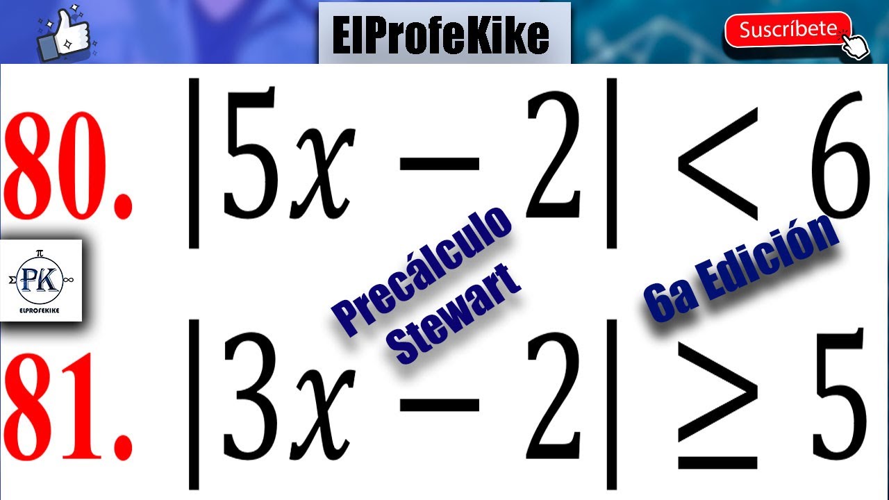 SOLUCIONARIO 1.7. EJ: 80 - 81. DESIGUALDADES. PRECÁLCULO STEWART