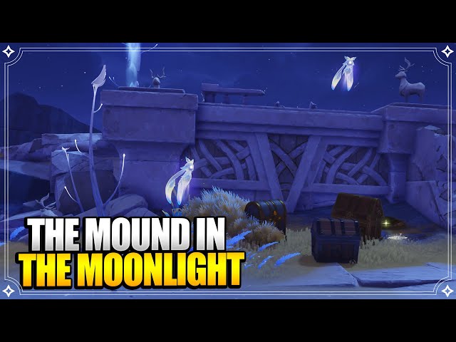 Wing of Keres Puzzle - The Mound in the Moonlight | World Quests & Puzzles【Genshin Impact】