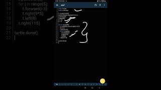 python 🐢 turtle graphics new design #codeprep #education #coding #codeadventure #ai #codingfun