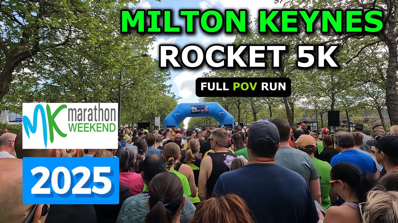Milton Keynes Rocket 5K Full POV Run 
