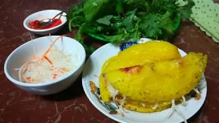 Ăn Bánh Xèo Ở 1 Quán Nhỏ Ở 49 Hồ Tùng Mậu Đà Lạt