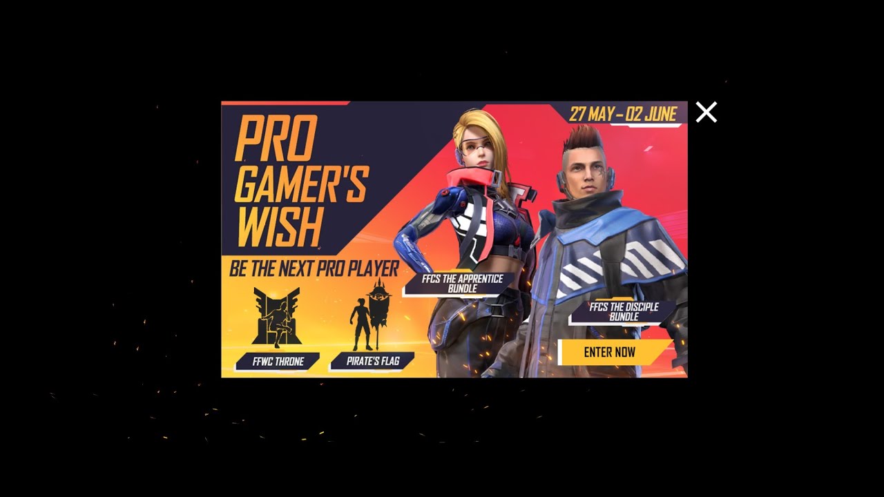 New pro gamer wish event🔥 Thorne emot and flag emot 🤩