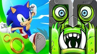 Sonic Dash Vs Monster Temple Run