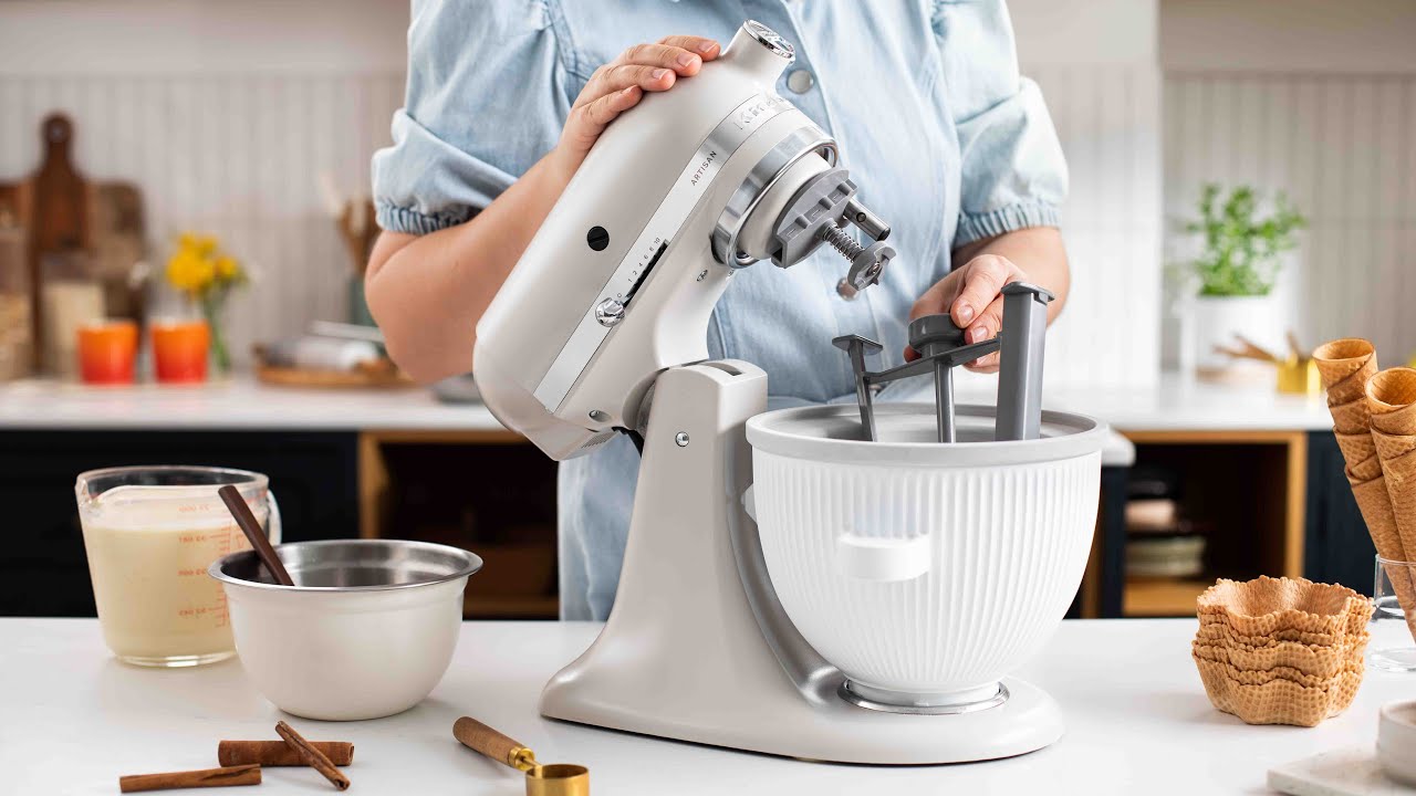 Cinnamon ice cream KitchenAid Ireland YouTube