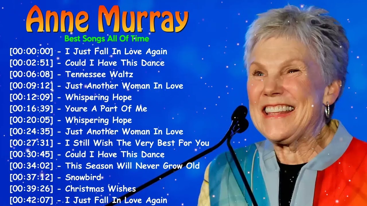 Anne Murray – Full album experience Top 20 songs showcasing Anne Murray’s legendary voice