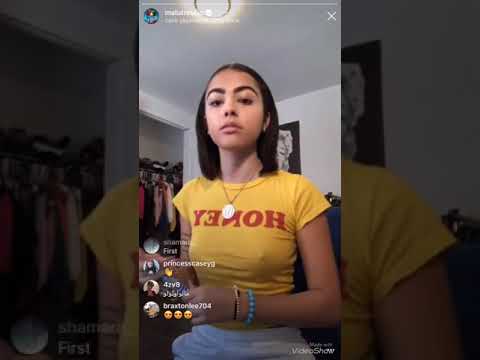 MALU TREVEJO 10.10.2018 İnstagram Live OMG