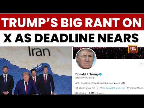 Iran War Breaking: Trump Deadline Near, 'Raining Fire' Threat To Iran & West Asia Tensions