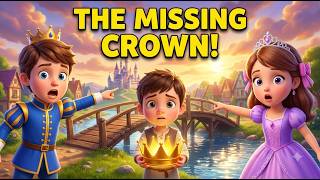 The King’s Crown Is Missing!  | Prince & Princess Mystery Story | English Story | Kids Story