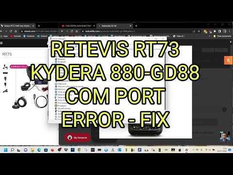 ERROR- Com Port RETEVIS R73 KYDERA 880/GD-88 Com Port Error FIX  !!, CPSV9.1.195