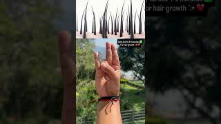 Hand mudra for hair growth ✨✅ #youtubeshorts #engagementboost #yogateacher #youtubegrowth #explore