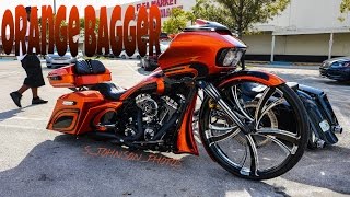 Candy orange bagger on big wheels in HD (Must See)