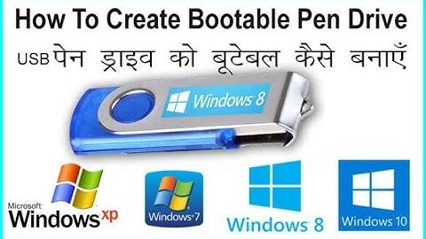 How to Create Bootable Pendrive for windows[vista-XP-7-8-10]